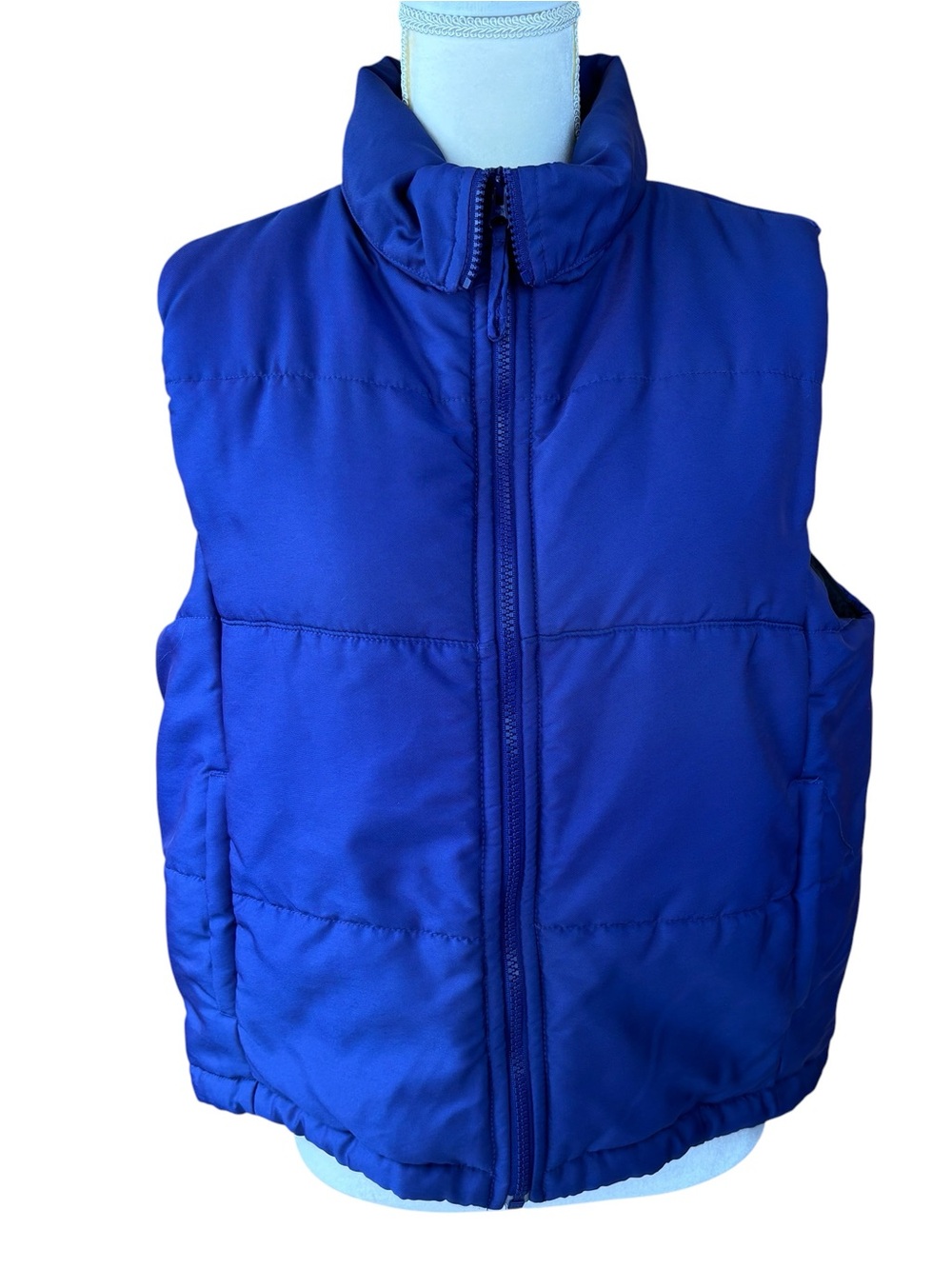 Kim Rogers puffer vest, size XL, full zip, pockets, fall, outdoors, casual, fall